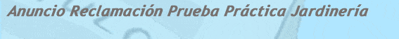 Reclamaci&oacute;n Jardiner&iacute;a